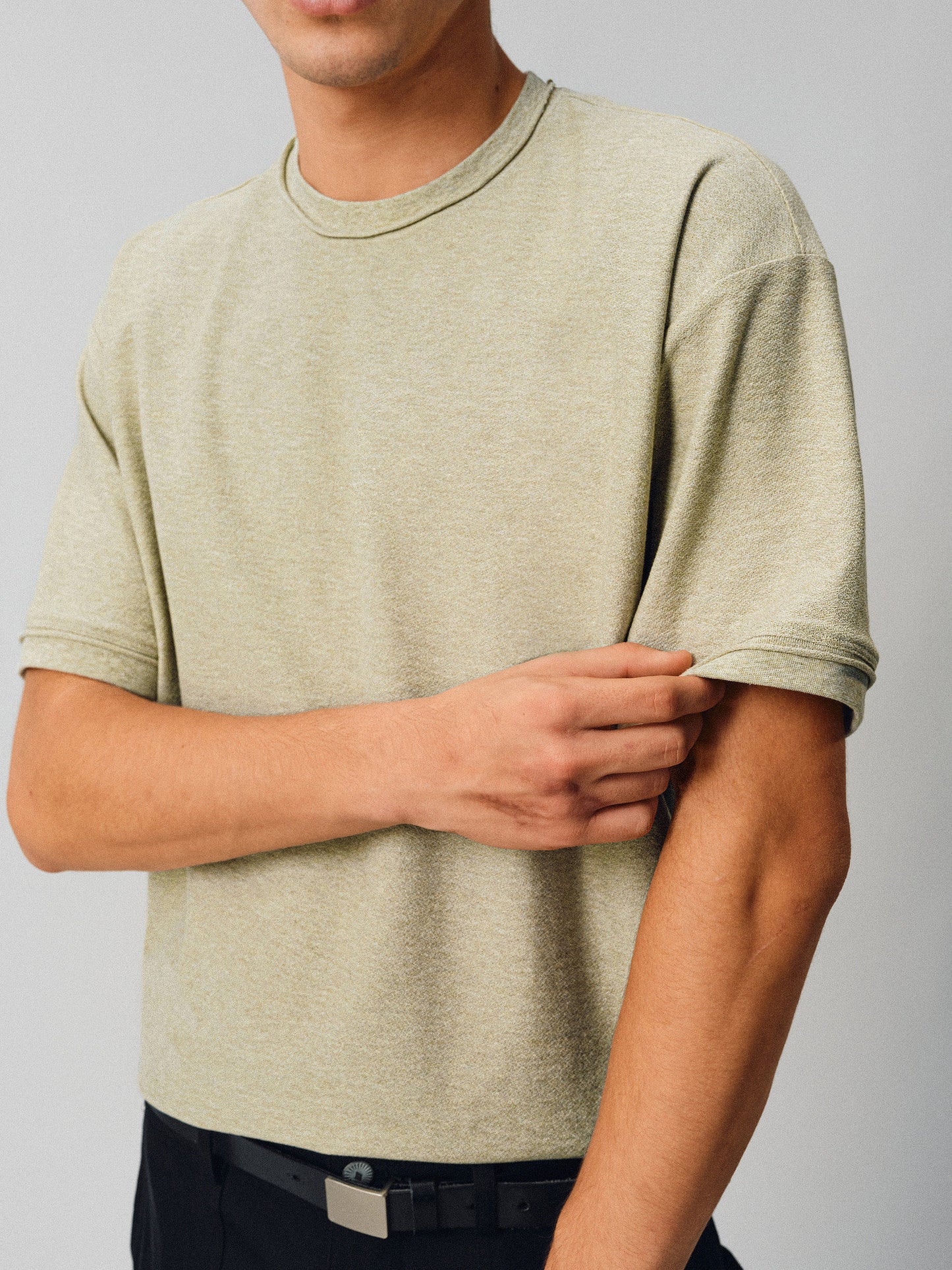 Basic Round-Neck Cotton T-Shirt