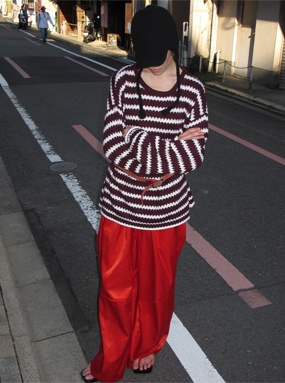 Striped Loose-Fit Sweater