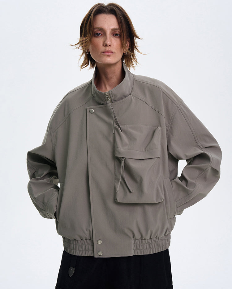 Unisex deconstructed jacket