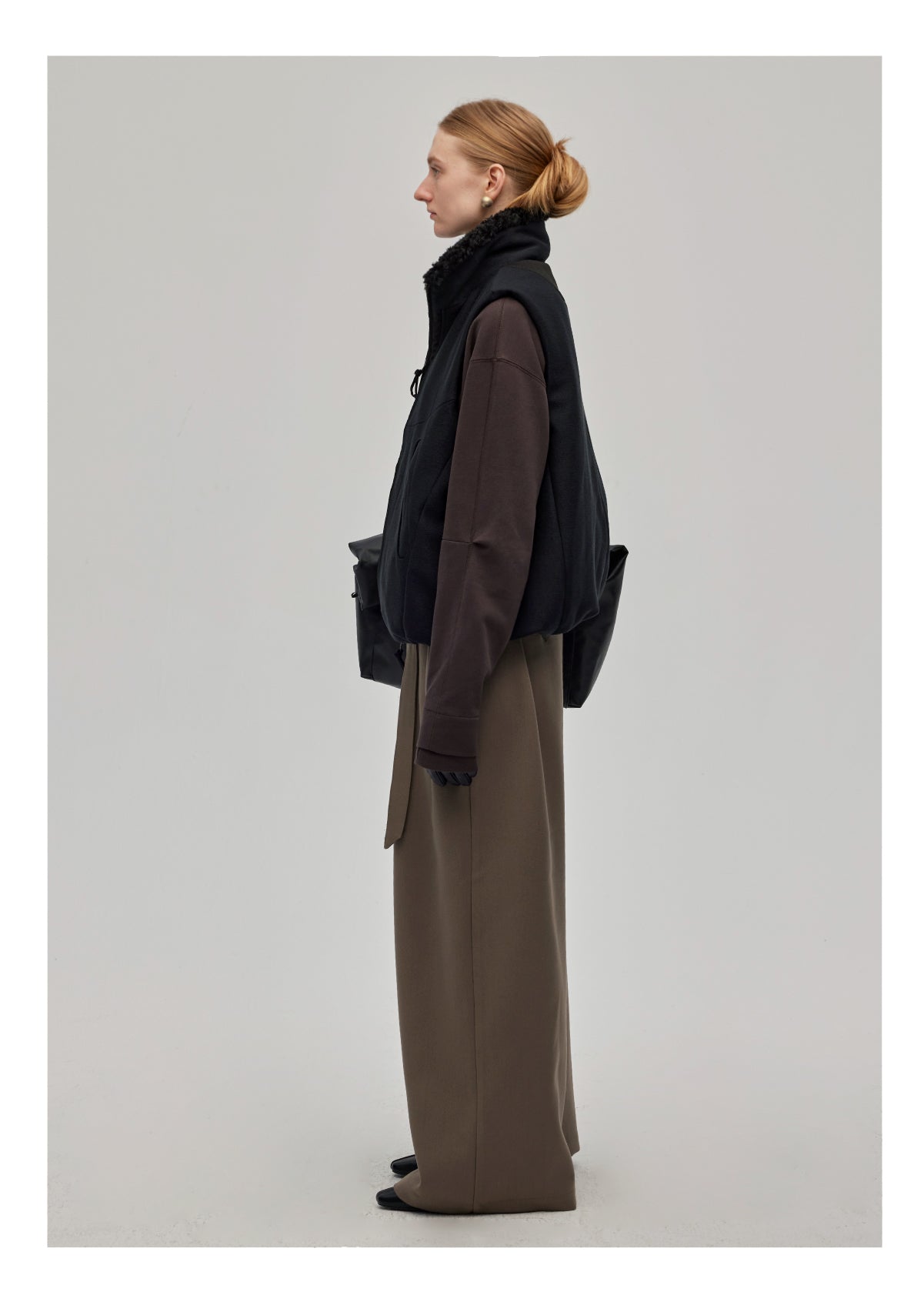 Multi-pleated Casual Pants