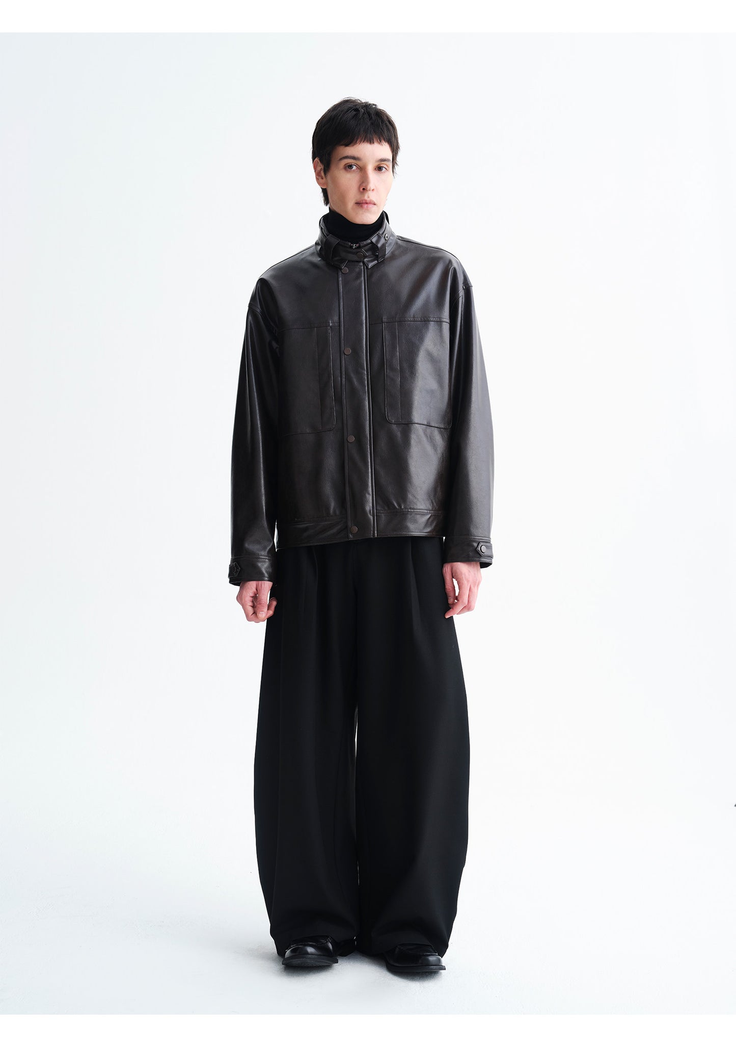 Minimalist Silhouette Casual Pants