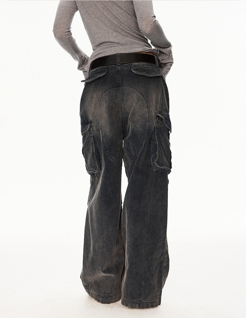 Corduroy Washed Work Pants