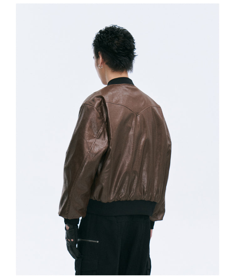 Reversible bomber jacket
