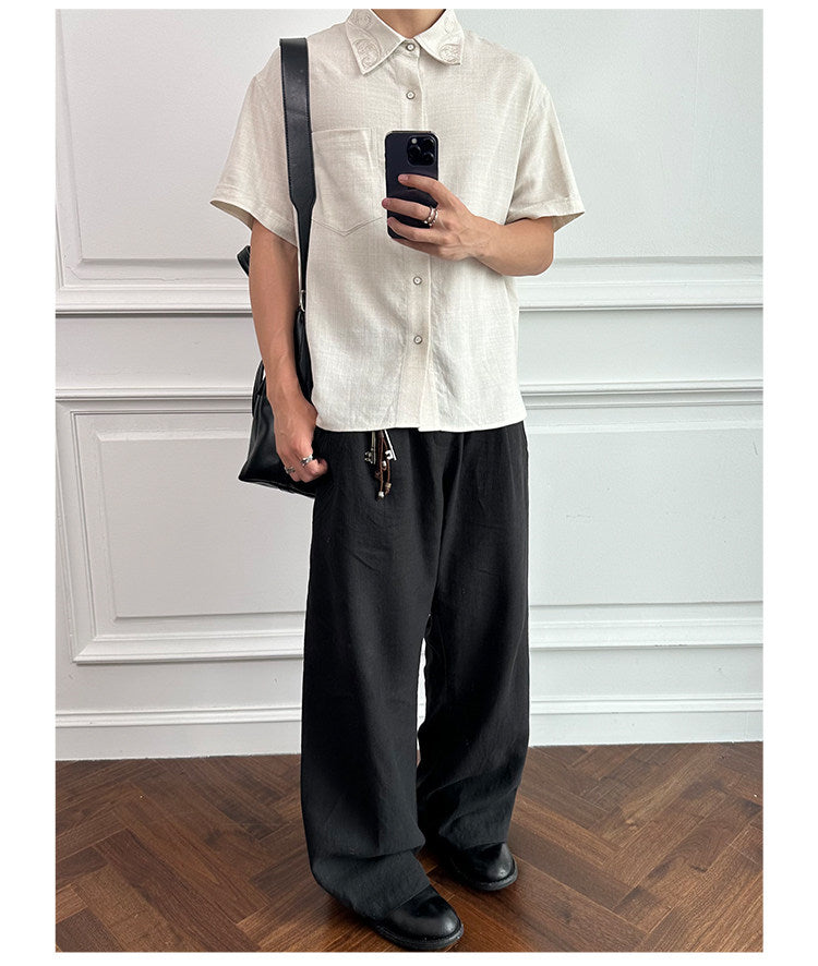 Unique Design Embroidered Shirt