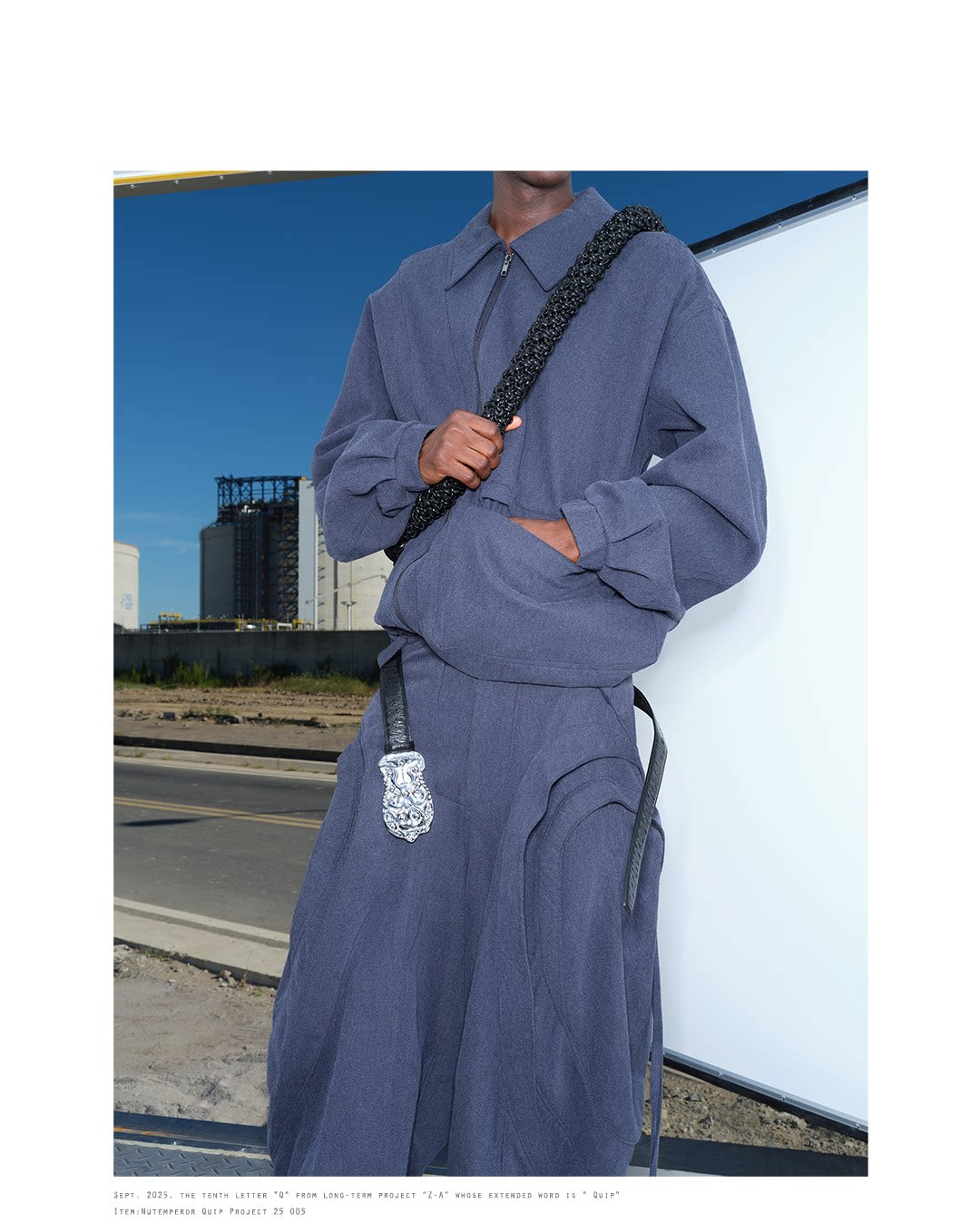 Irregular Cut Wide Leg Pants