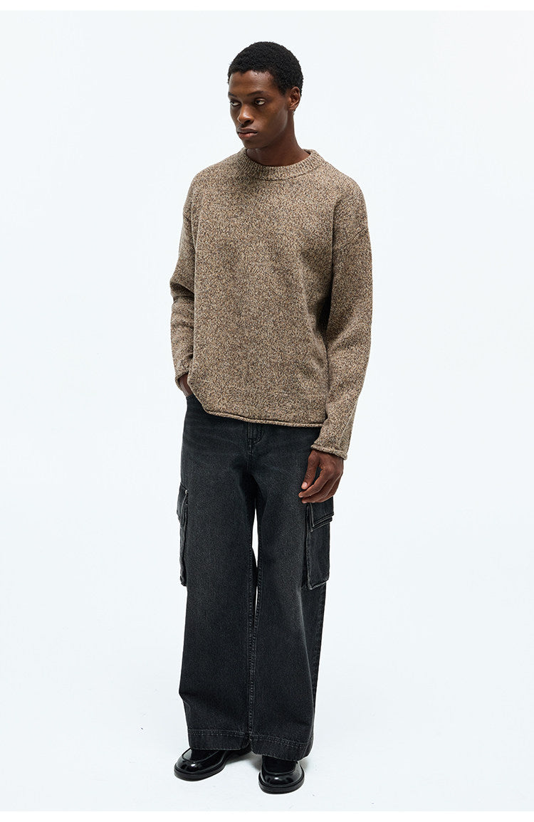 Classic Narrow Crew Neck Sweater
