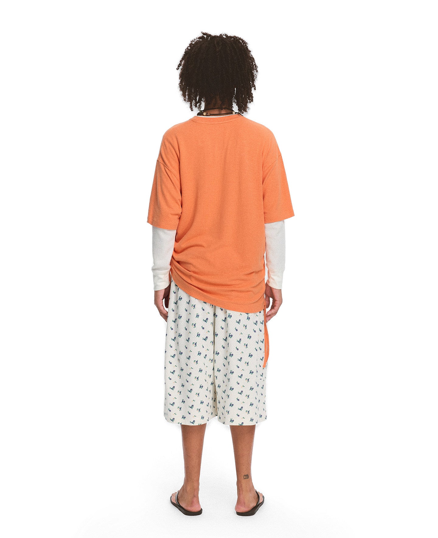 Drawstring T-Shirt with Loop Holes
