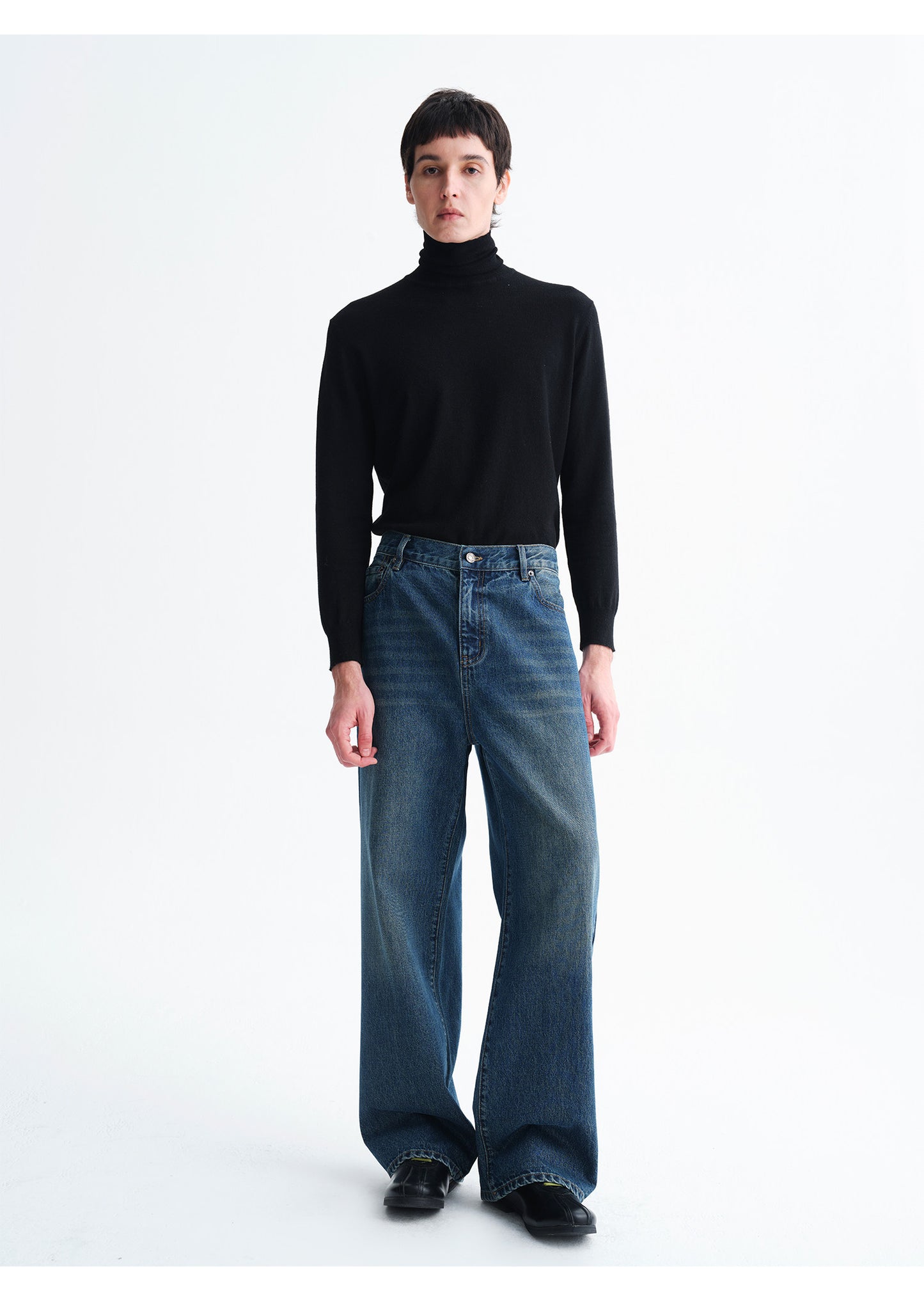 Basic Retro Loose Jeans