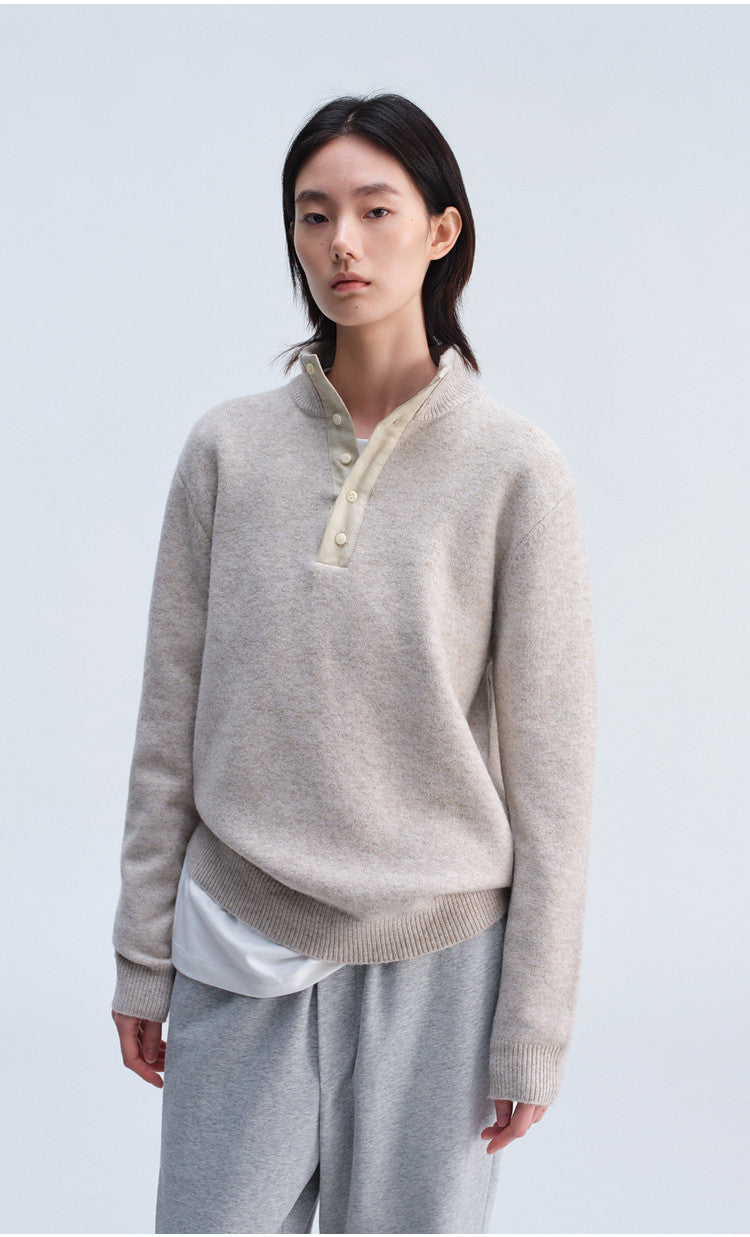 Button-Down Knit