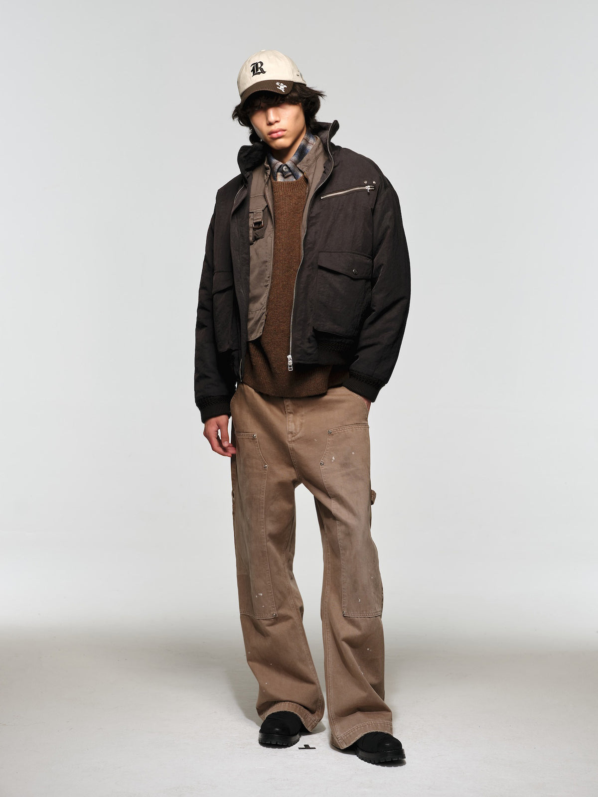 High-Neck Cotton Jacket