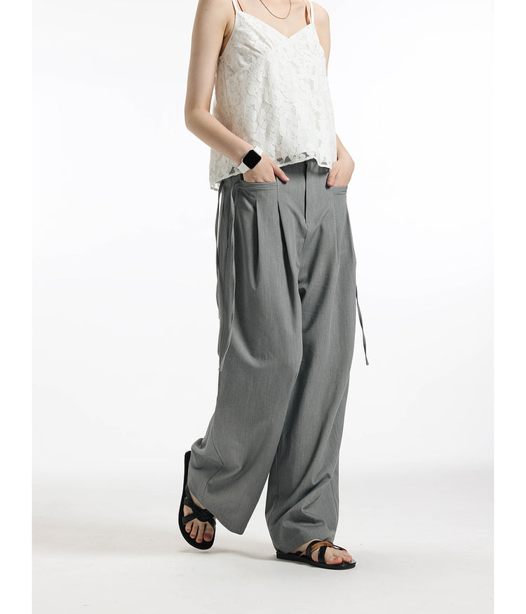 Straight Leg Casual Pants
