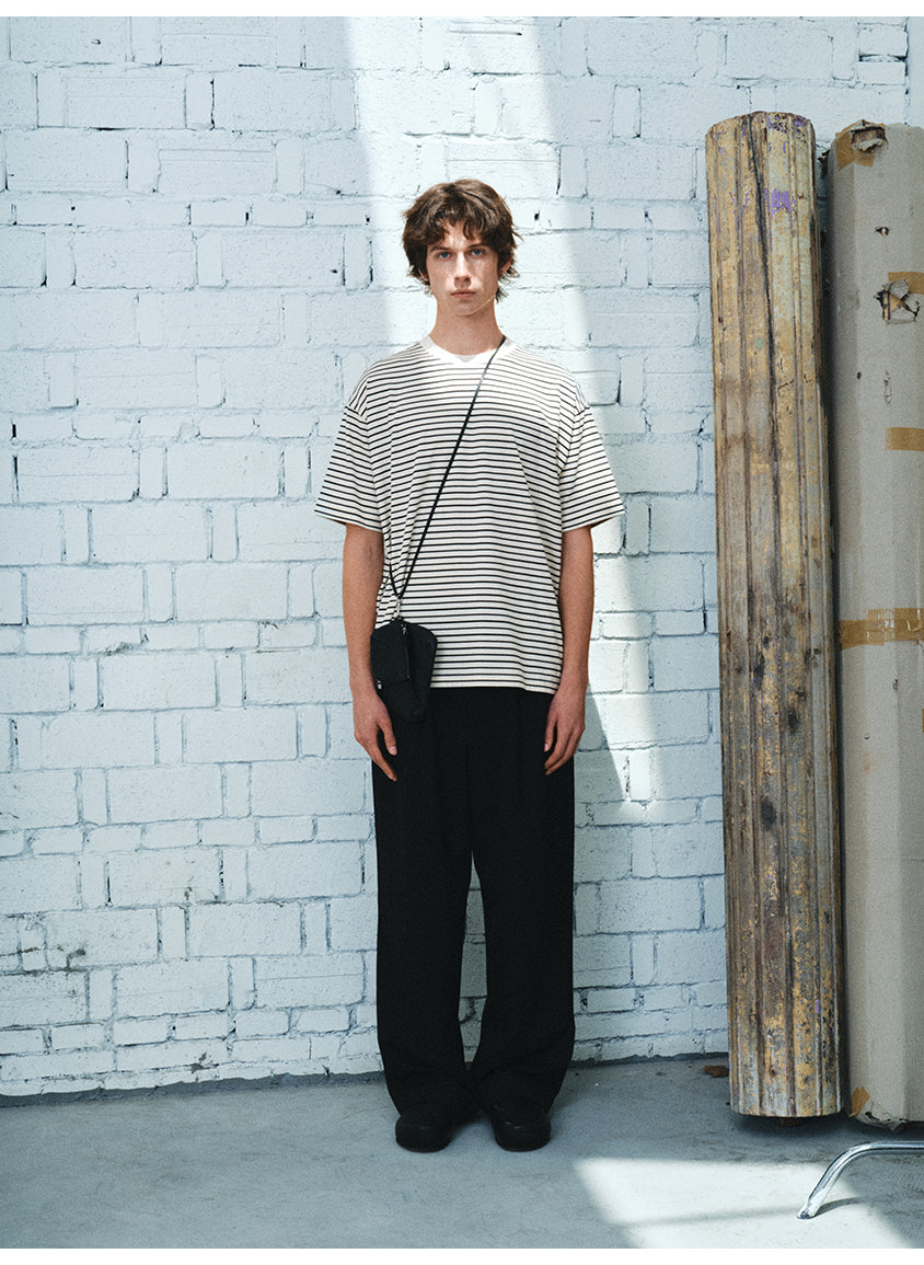 Striped Round Neck T-Shirt