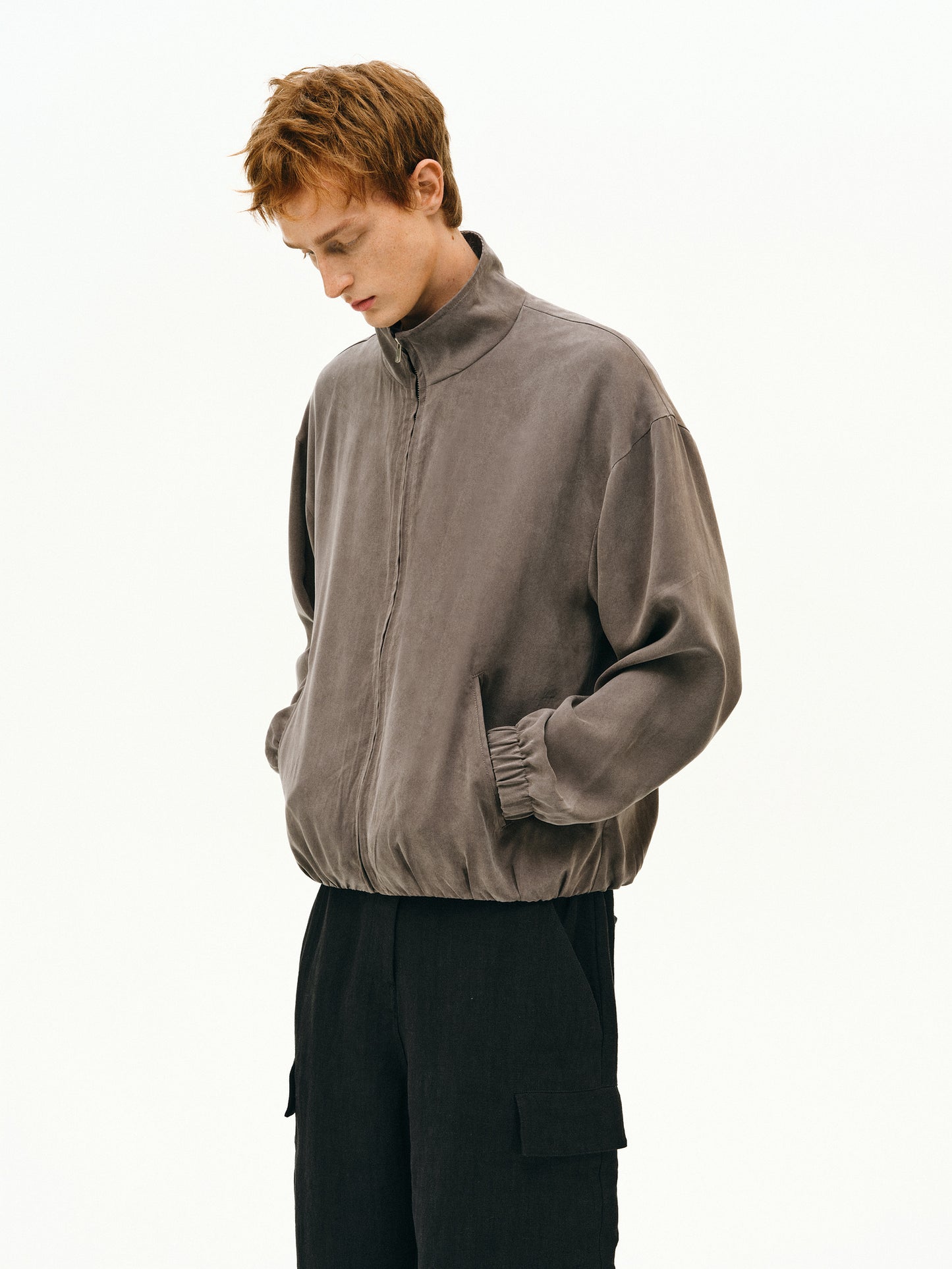 Stand Collar Balloon Jacket