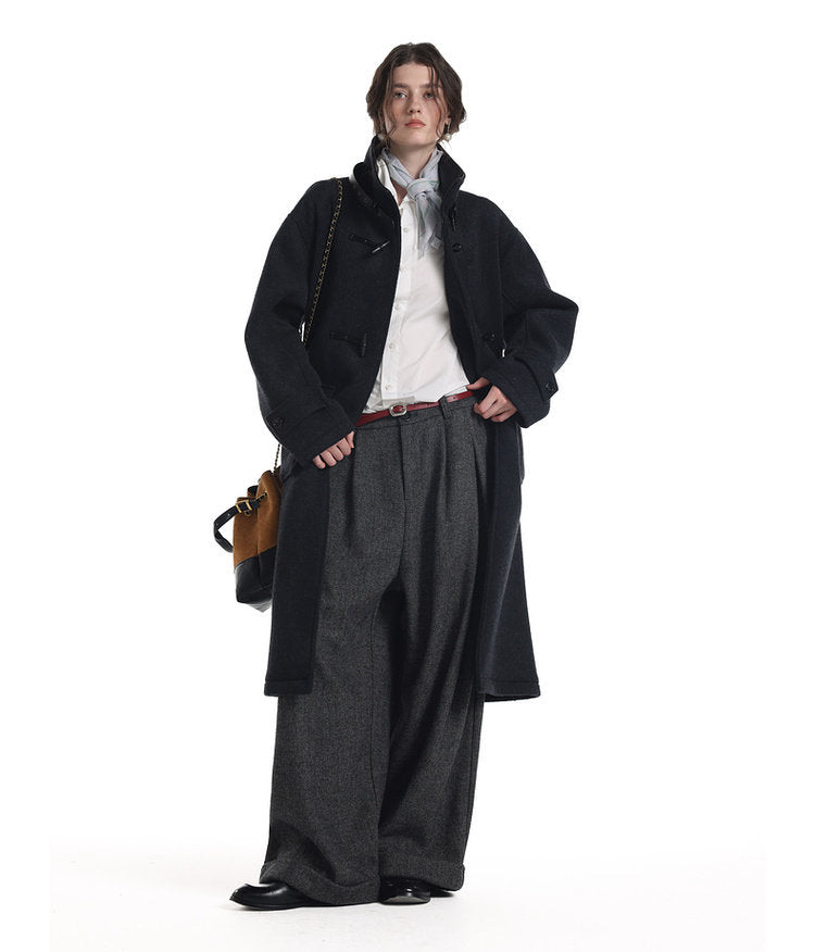 Toggle Button Wool Coat