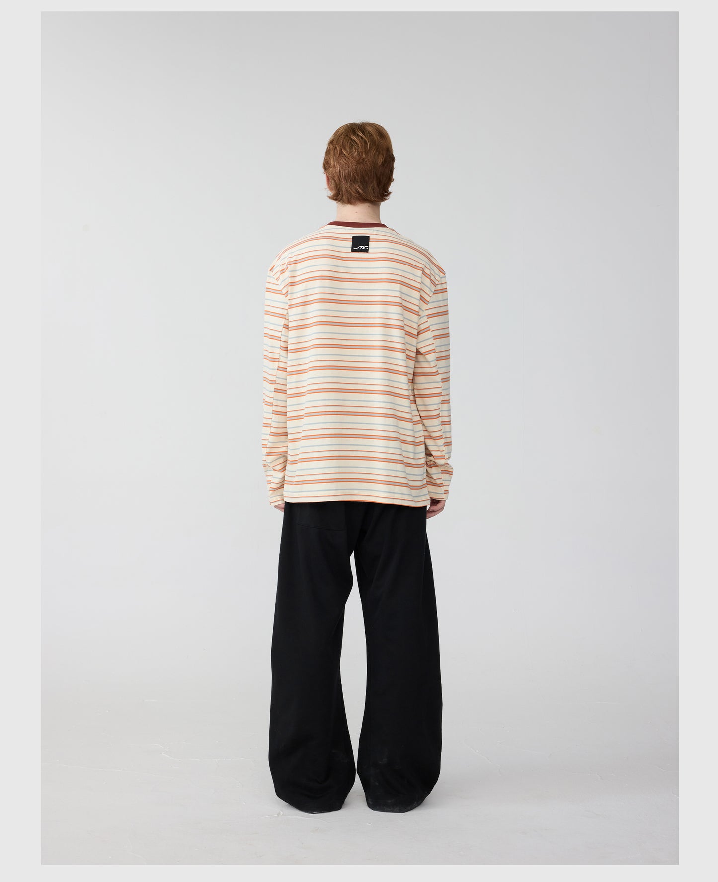 Contrast Color Round Neck T-Shirt