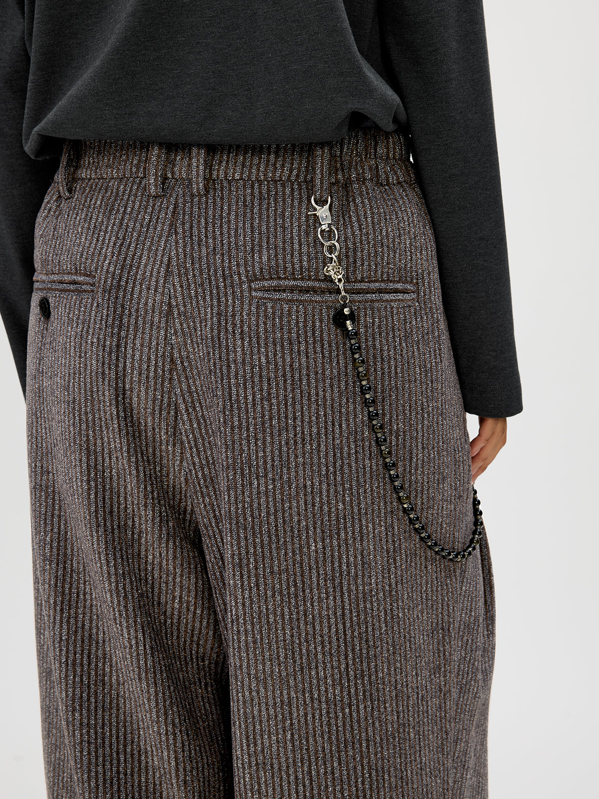 Loose Double-Pleated Casual Pants