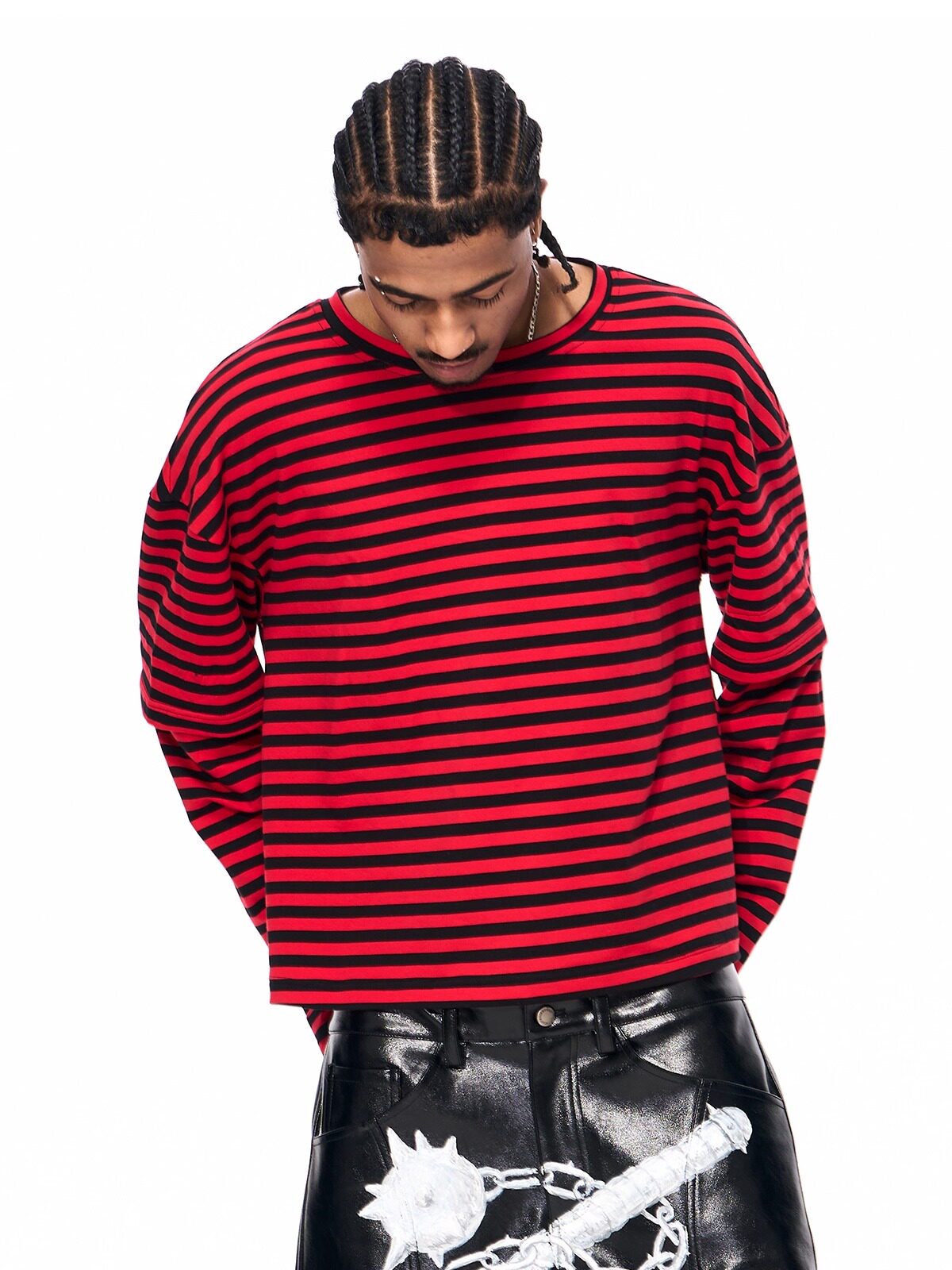 Motorcycle Print T-Shirt