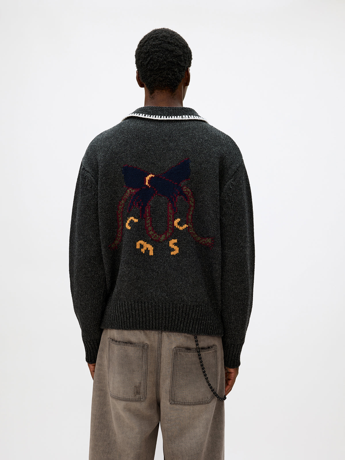 Unisex Wool Blend Cardigan