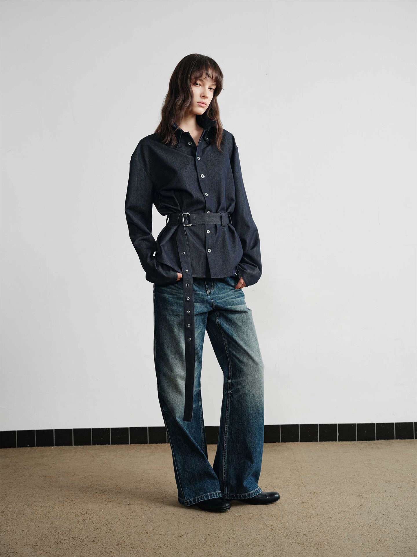 Butterfly Wing Denim Pants