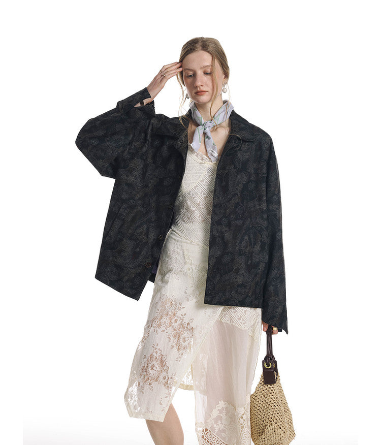 Dark Pattern Paisley Jacket