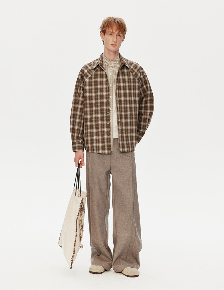 카라 캐주얼 레이어드 셔츠