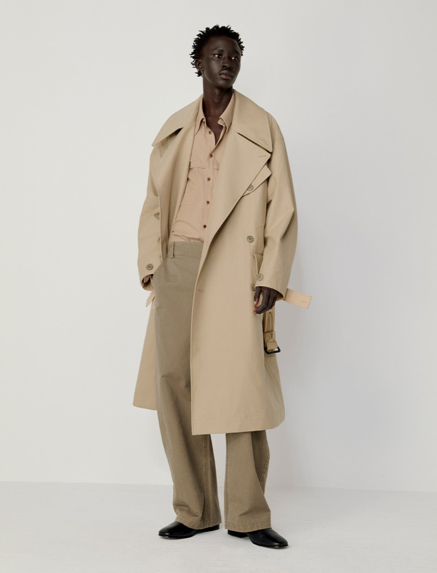 Oversized trench coat