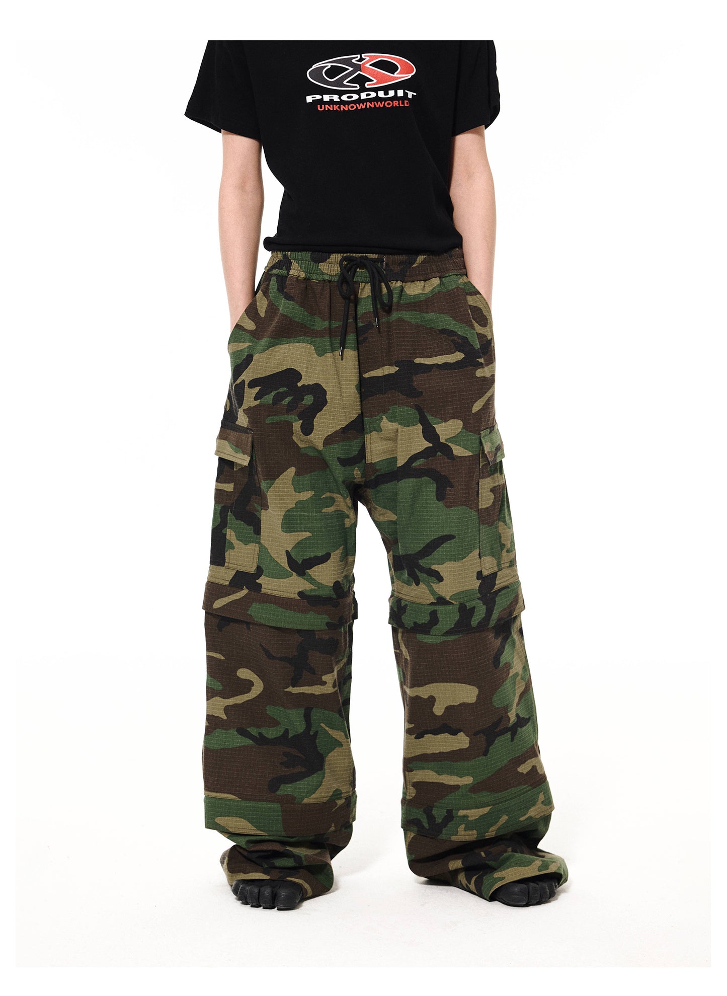 Camouflage Pattern Unisex Loose Pants