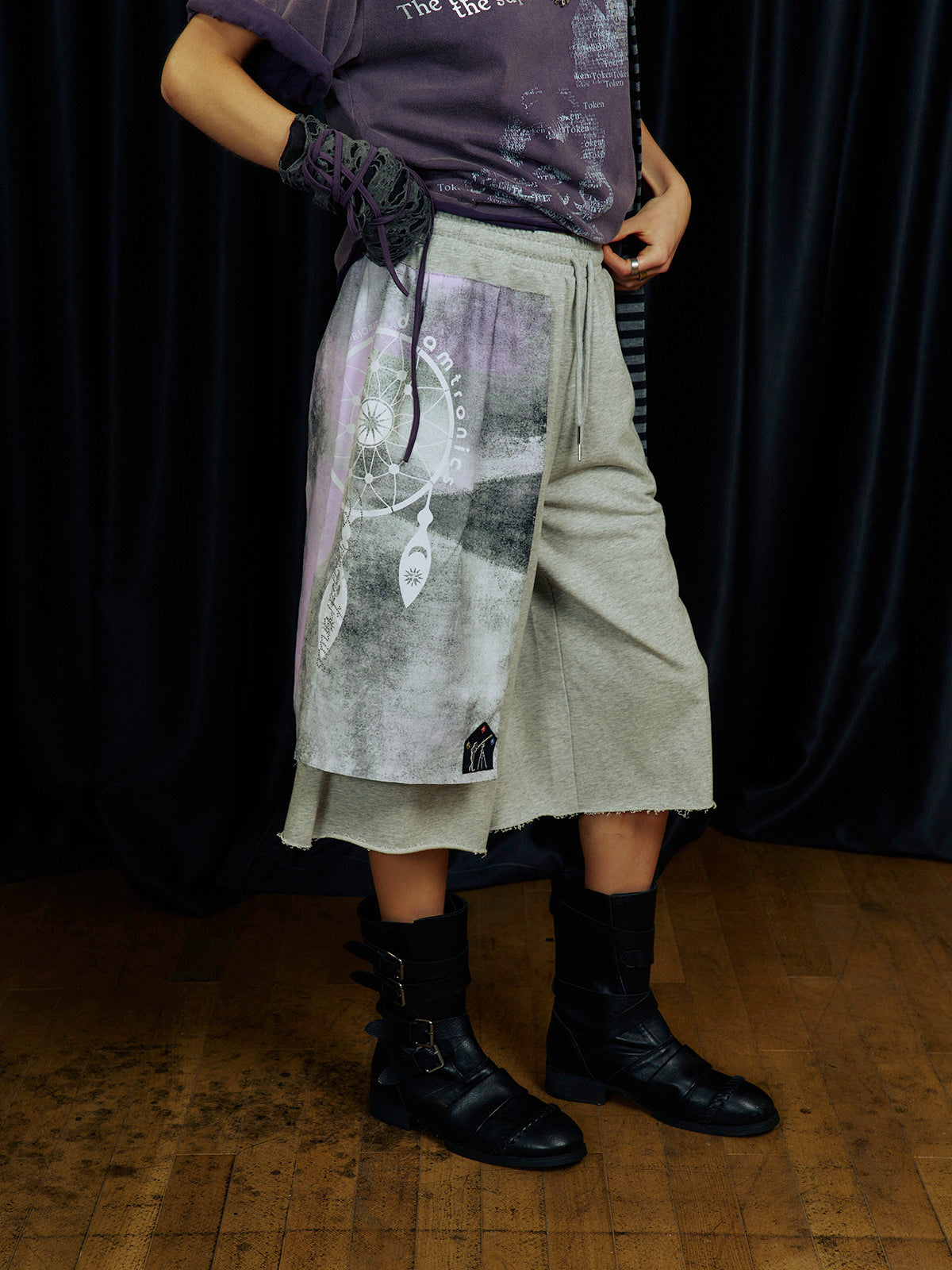 Drawstring Waist Shorts