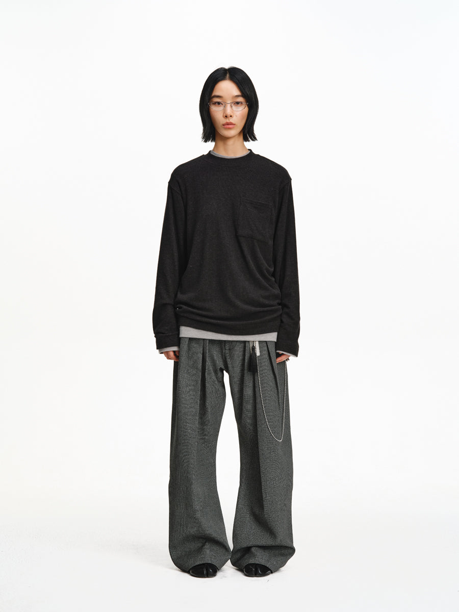 Pleated Loose Casual Pants