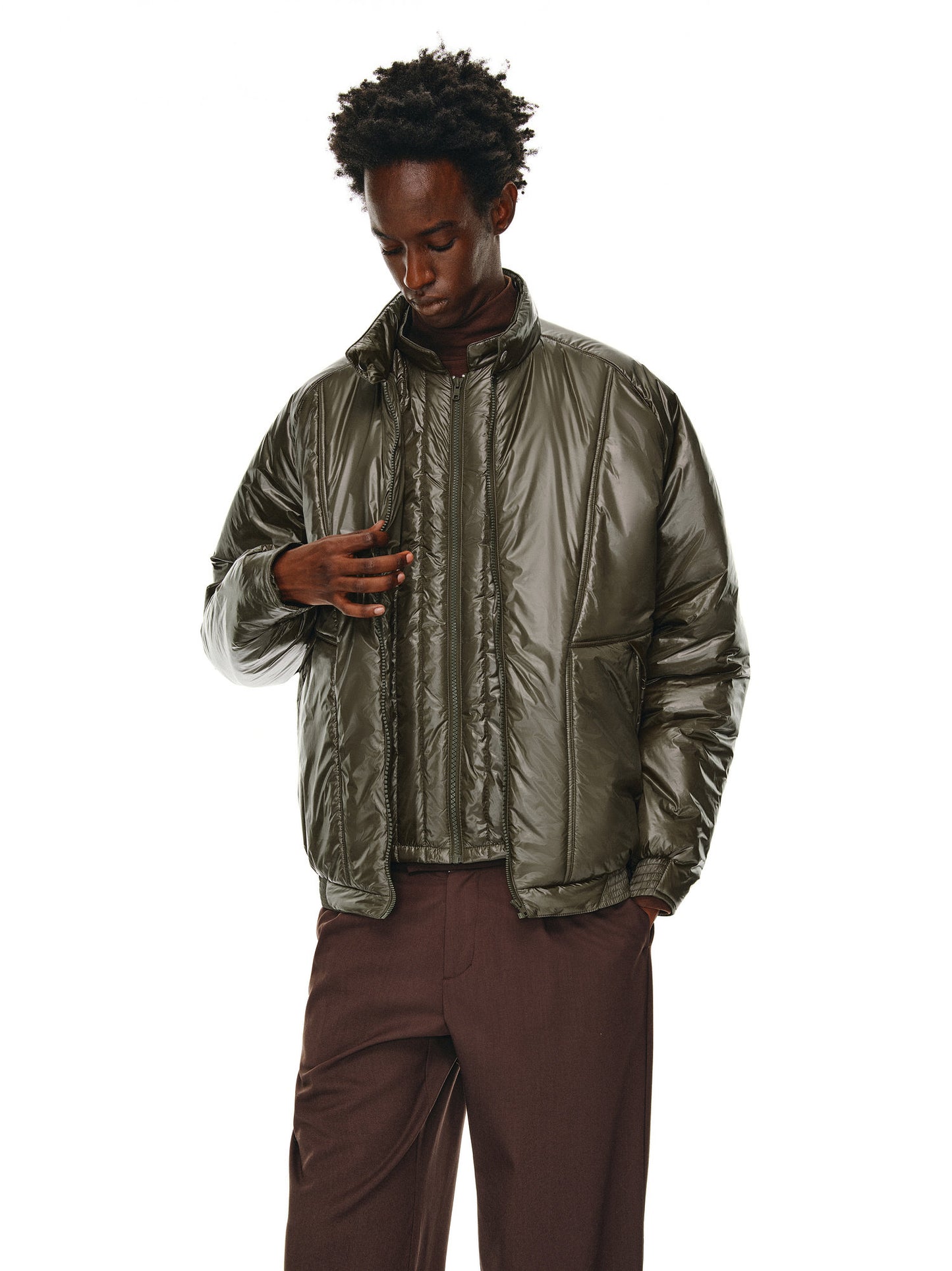 Thinsulate Faux Two-Piece Cotton Jacket