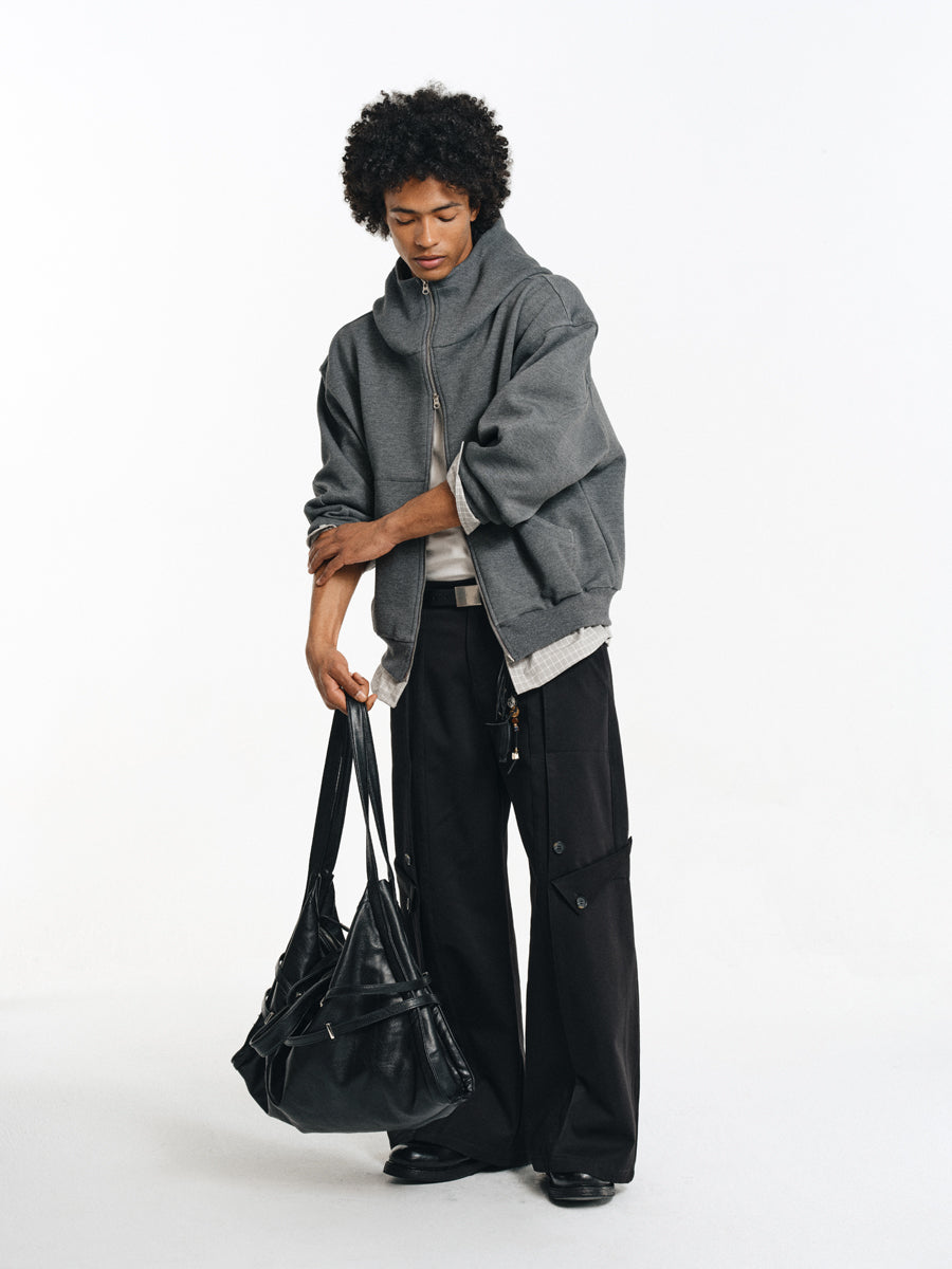 Double-pleated Casual Pants