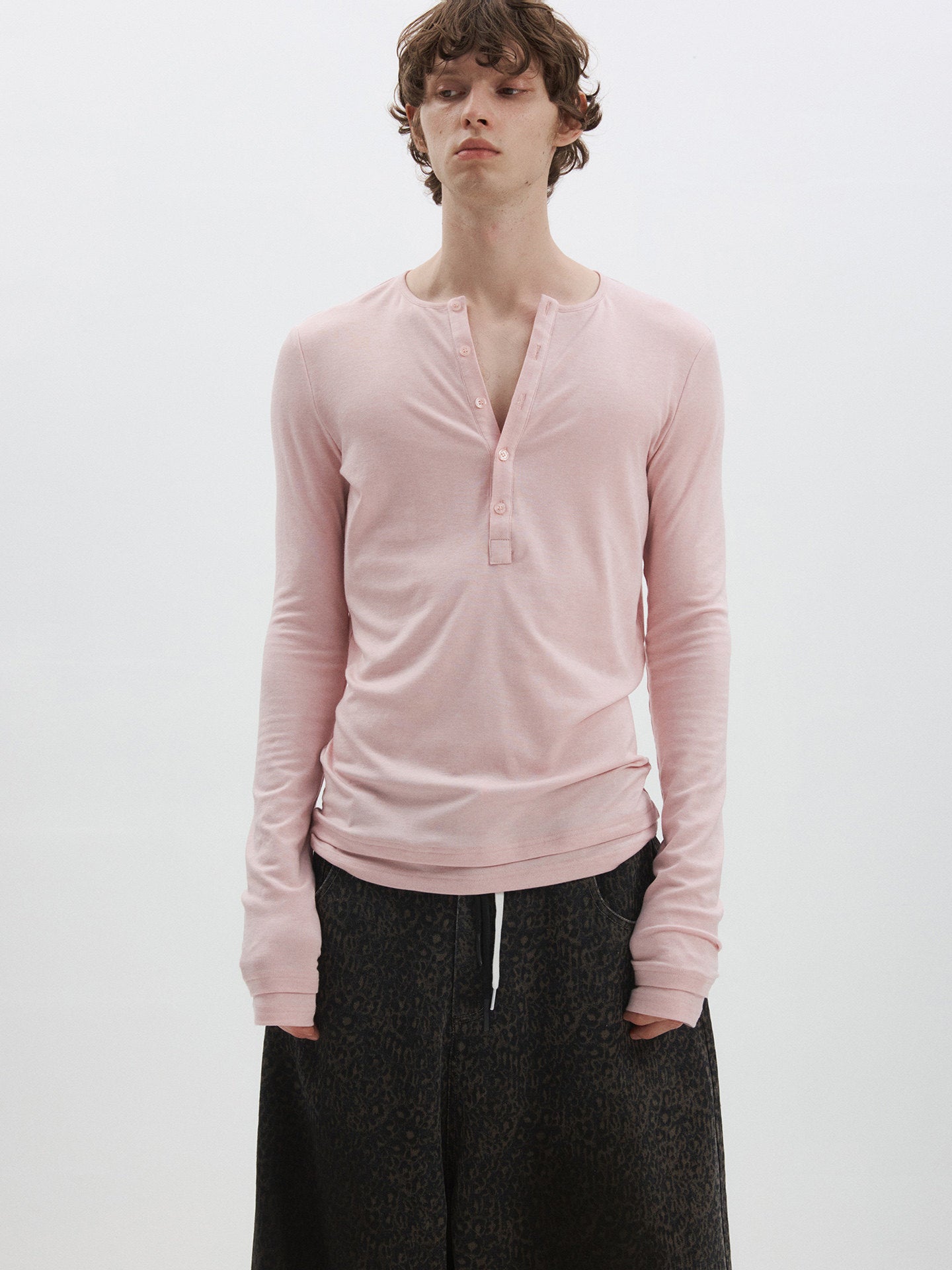Slim-Fit Stretch Knit Sweater
