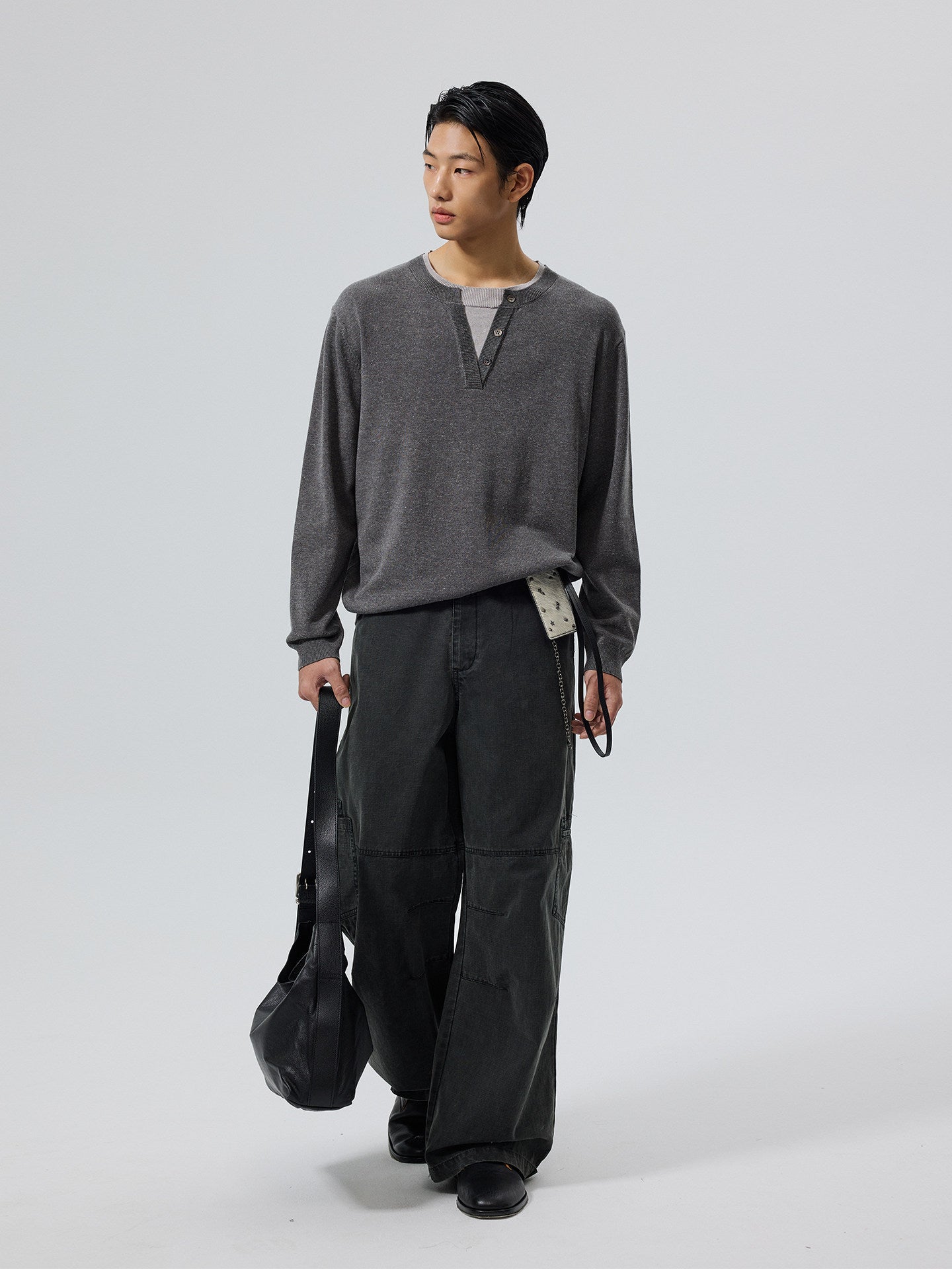 Distressed Cargo Pants