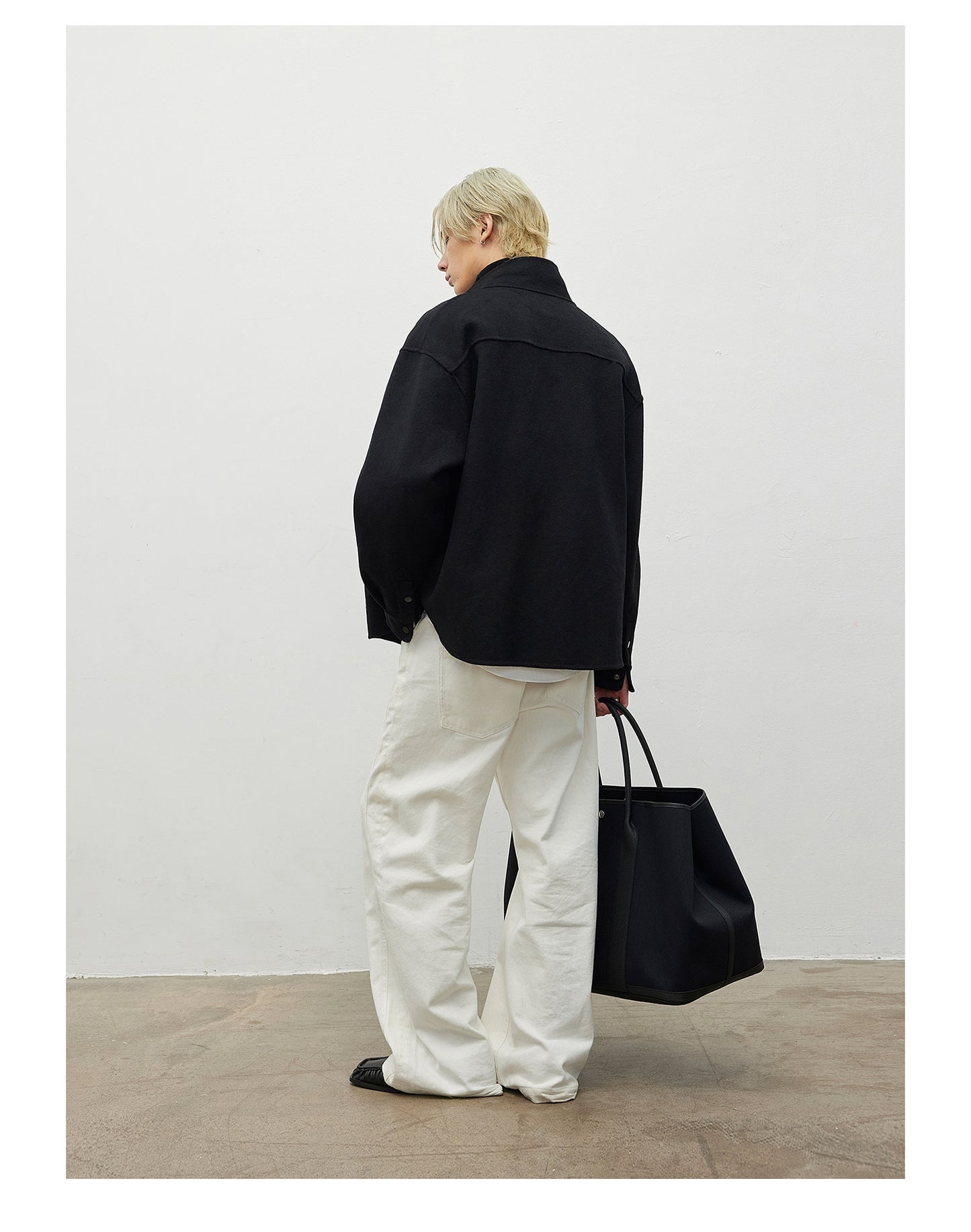 Wool-Blend Double-Face Jacket