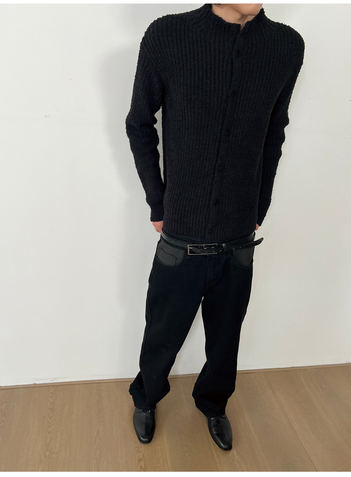 Stand-up Collar Cardigan