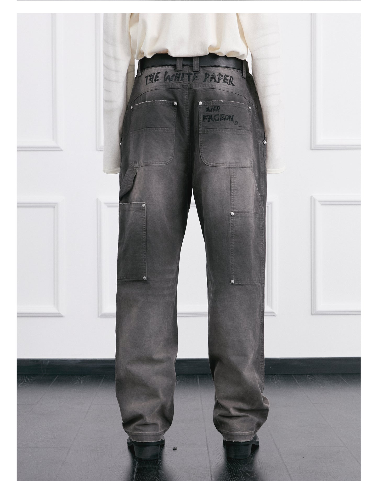 Embroidered Casual Pants