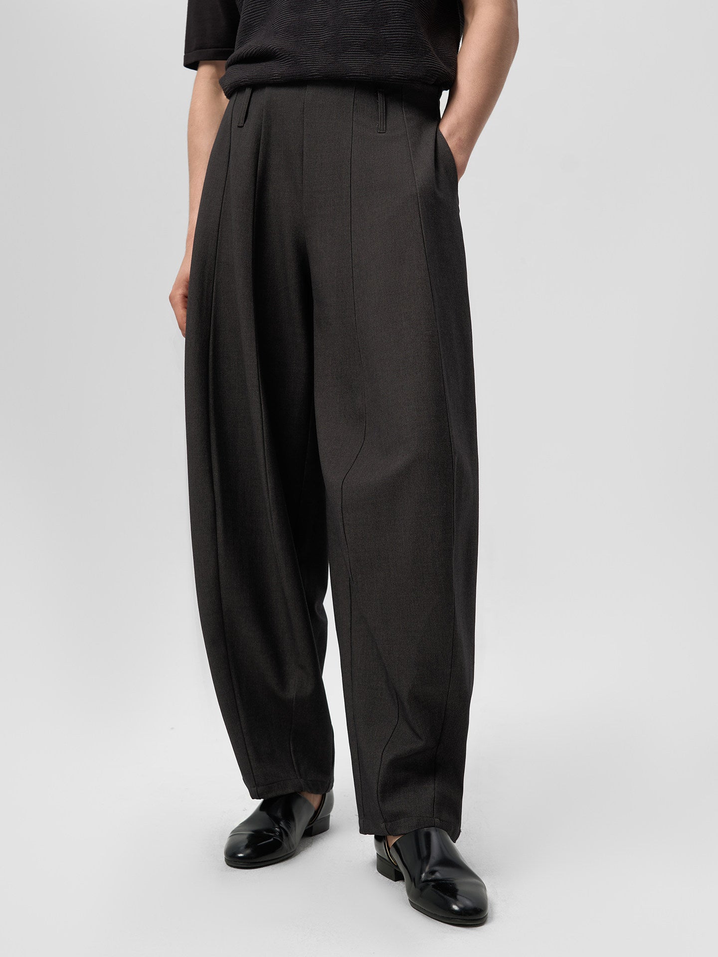 Straight-Leg Casual Pants