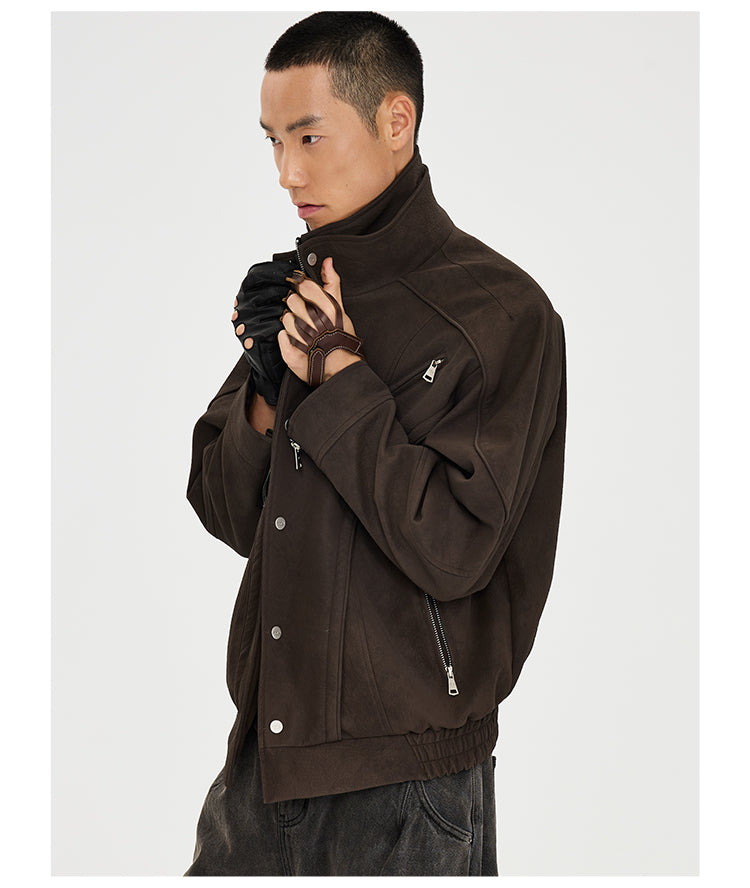 Unique Lapel Hunting Jacket