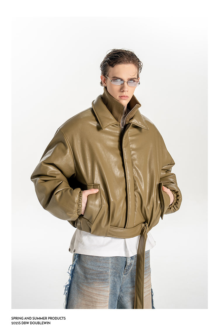 Glossy Double-Layer Color Jacket