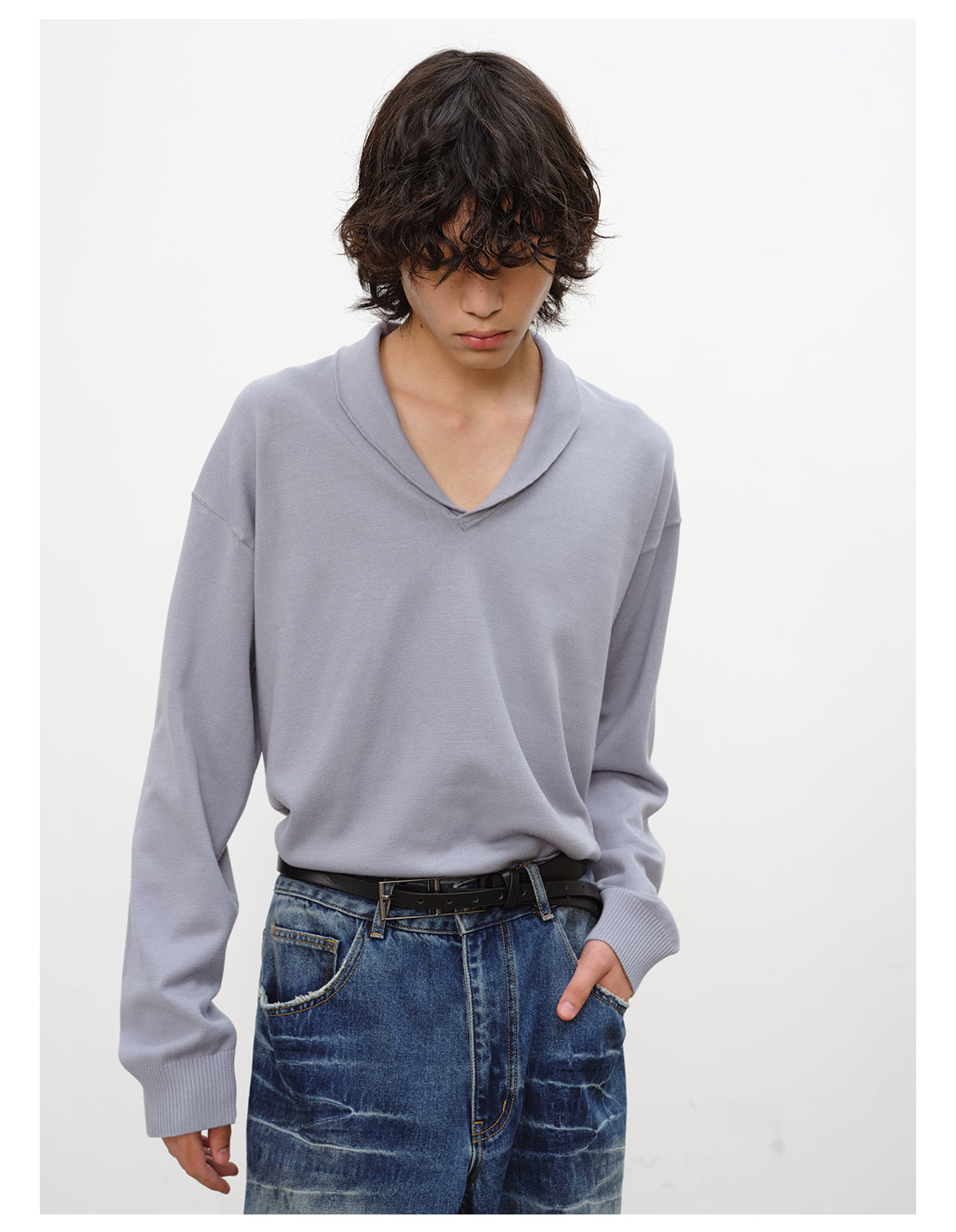 Seagull Collar Sweater