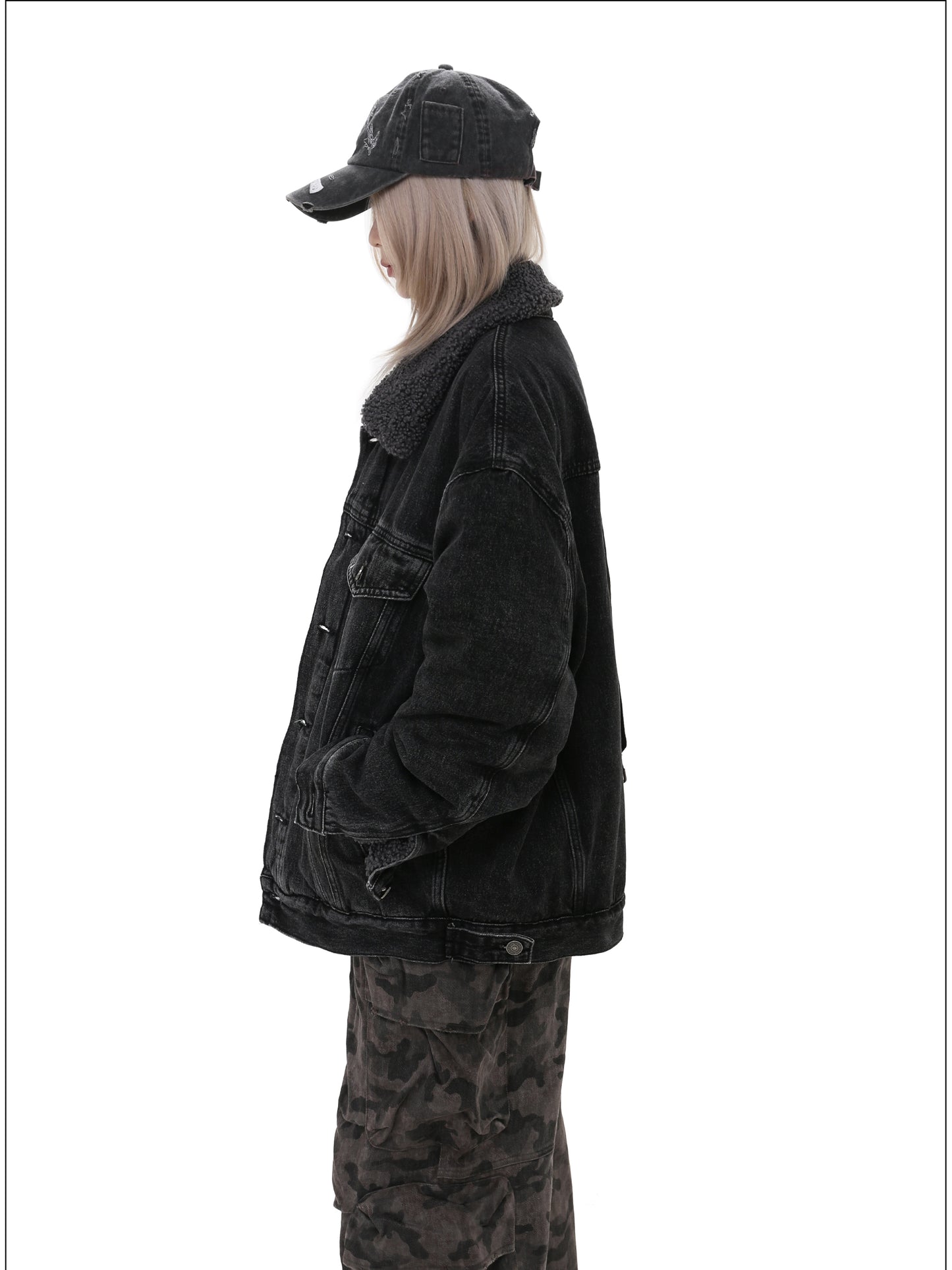 Damaged Thick Denim Jacket