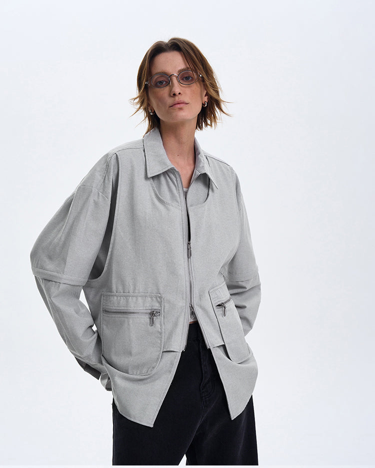 Niche high-end silhouette jacket