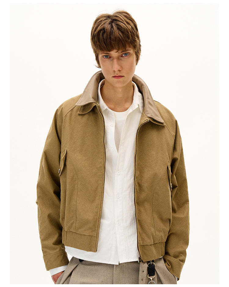 Double-Layer Collar Jacket