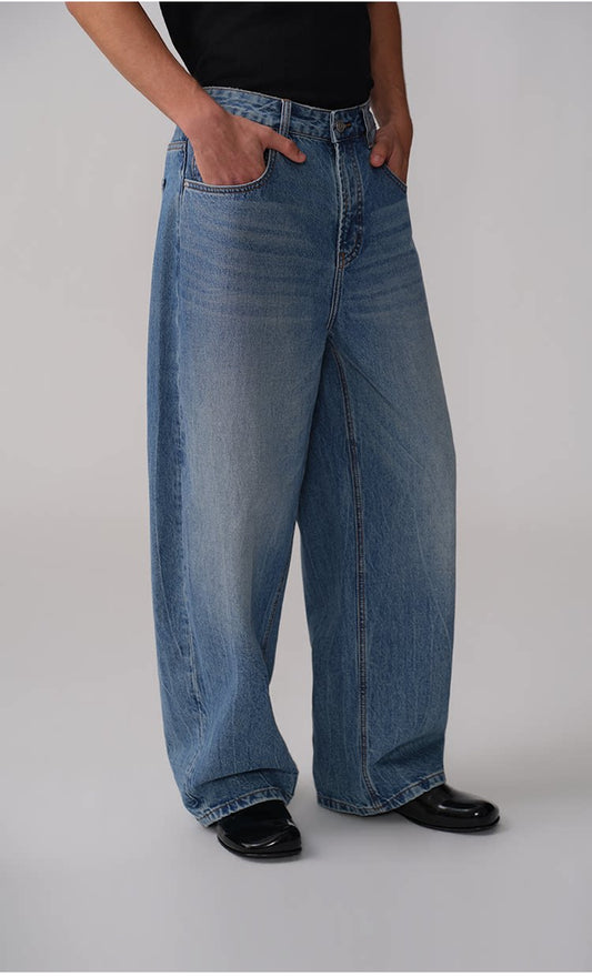 Vintage Washed Scimitar Jeans