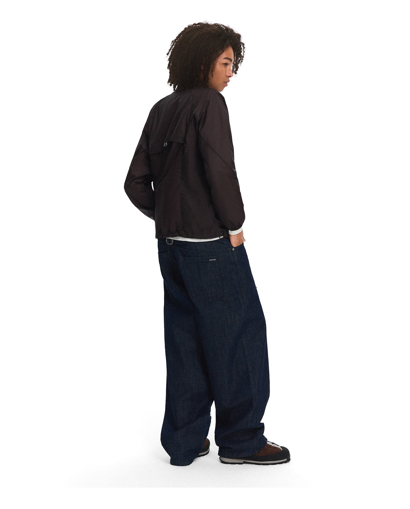 Vintage Dark Blue Raw Denim Pants