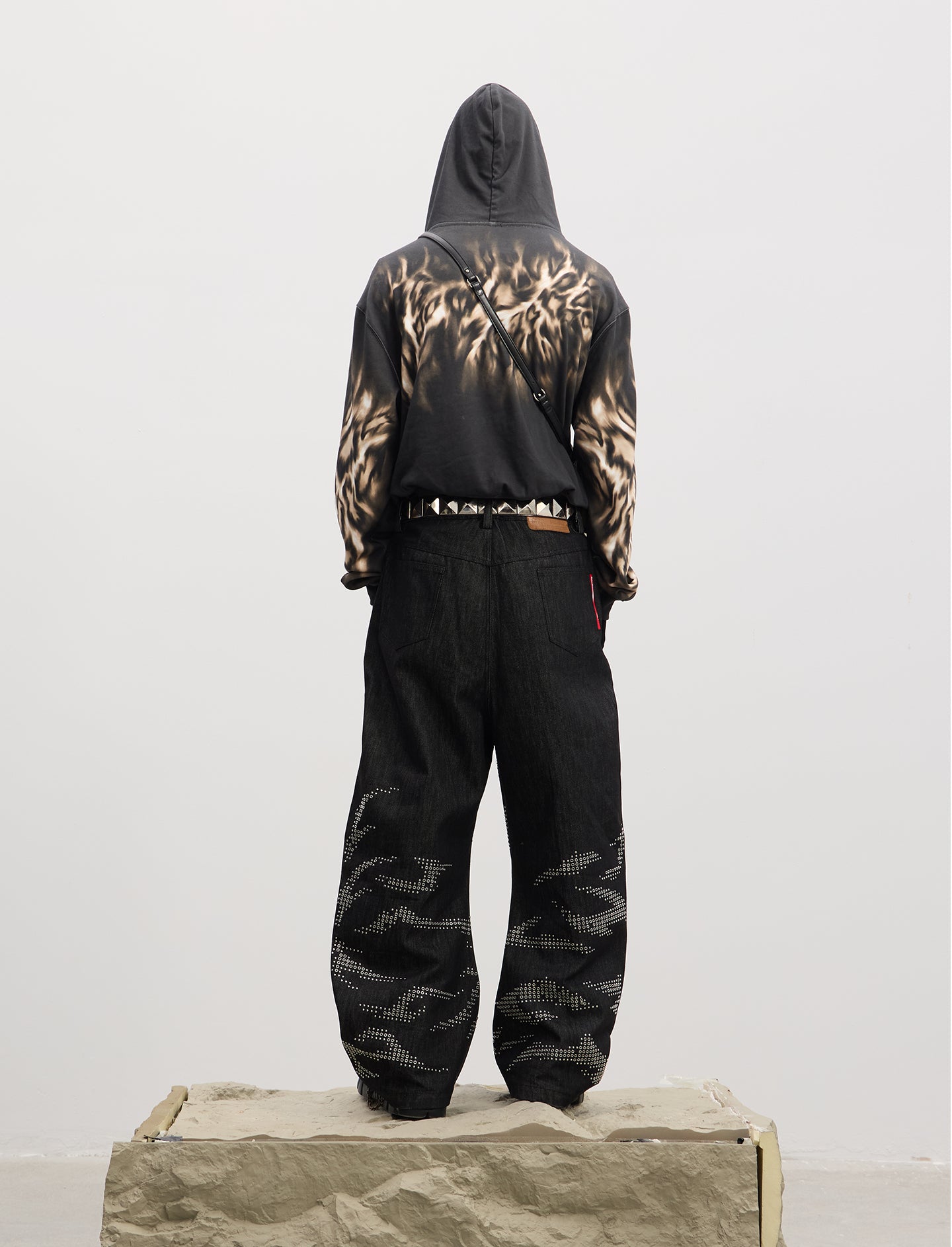 Heavy Tiger Print Jeans