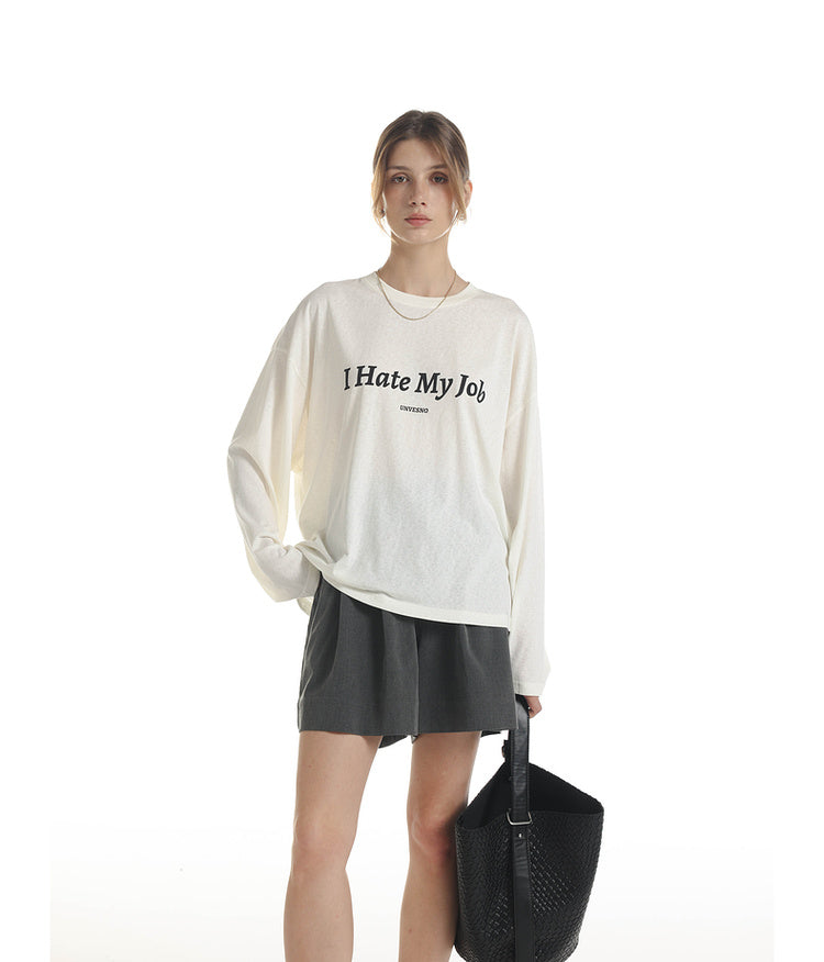 Slogan Print T-Shirt