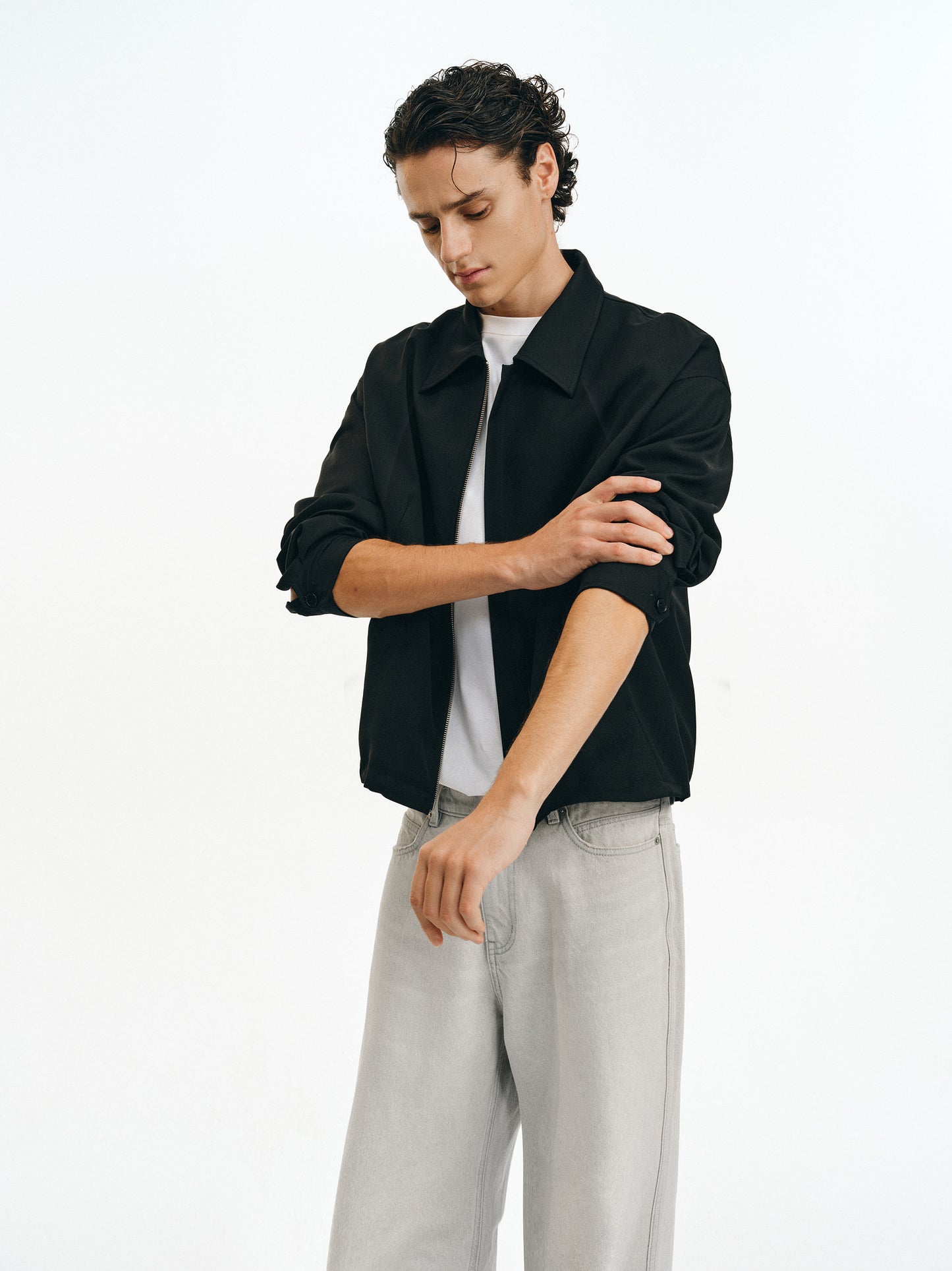 슬래시 포켓 자켓