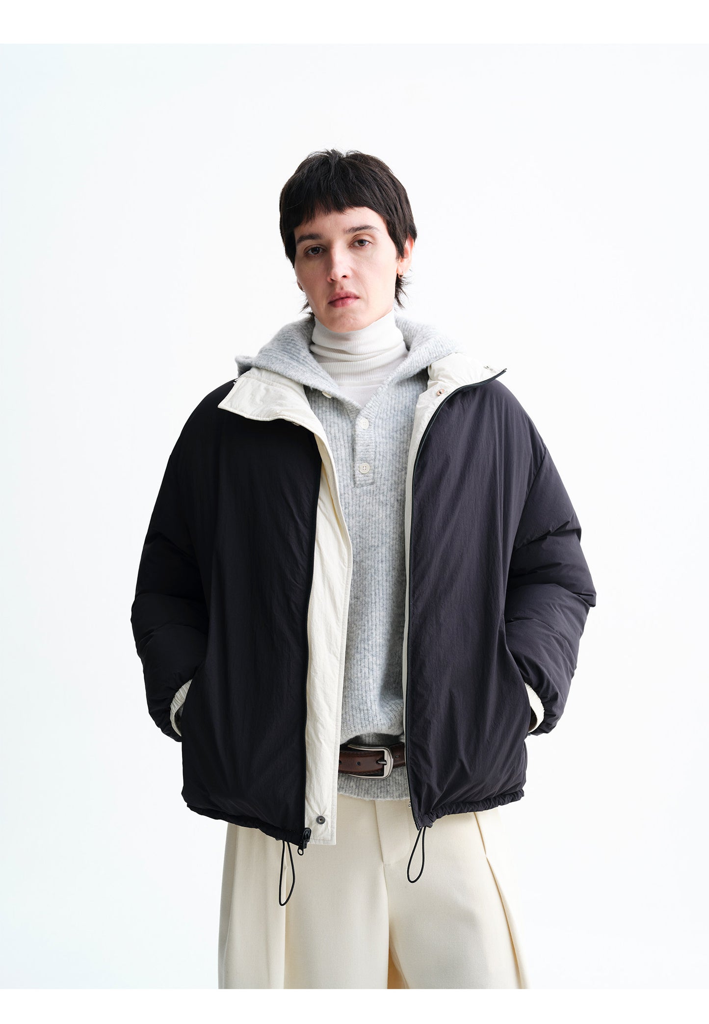 Short Reversible Cotton Jacket