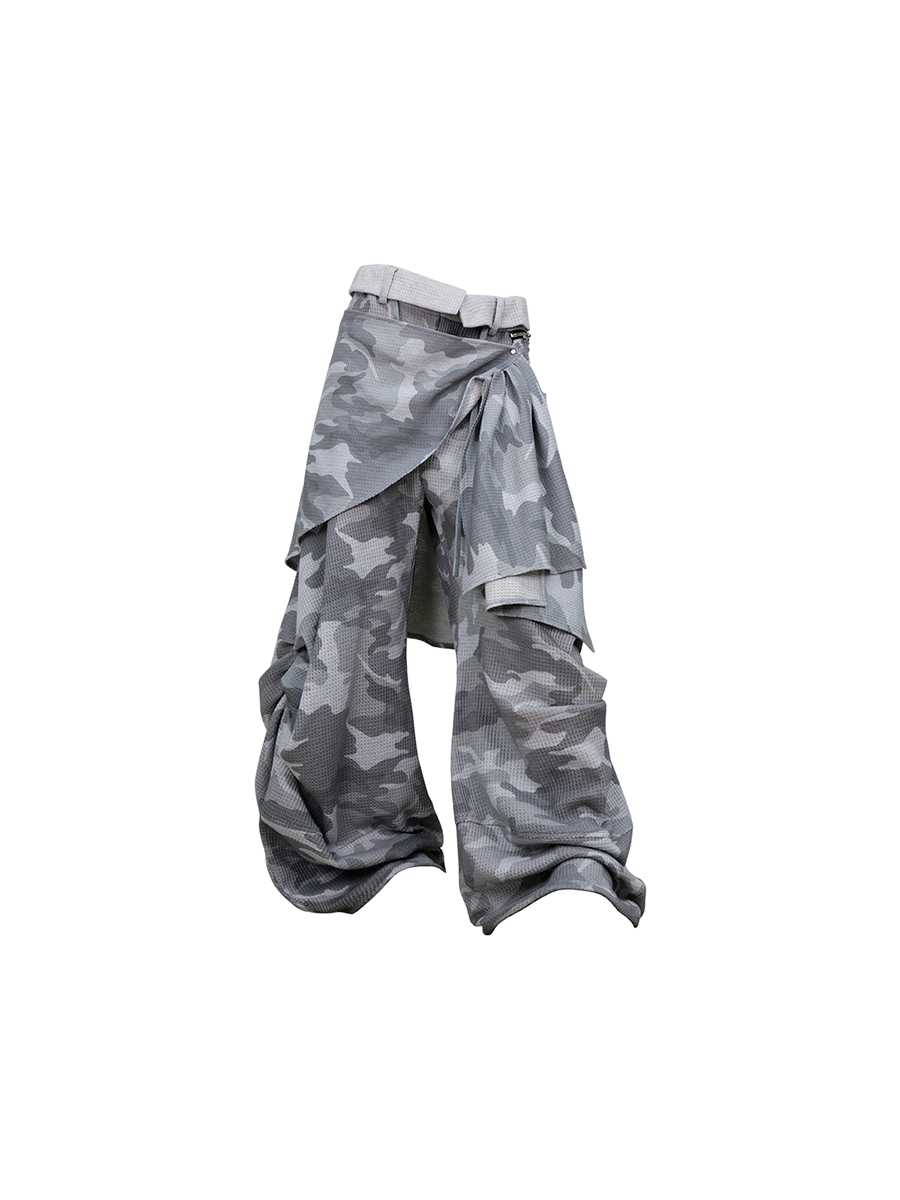 Ruffled Balloon Sweatpants